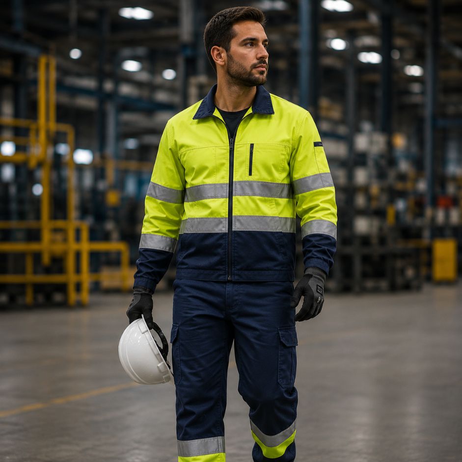 Indumentaria industrial de trabajo